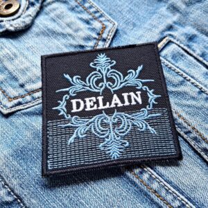Delain | Dutch Symphonic Metal | Charlotte Wessels | Embroidered Patch Badge Applique Iron on | Trendy | DIY | Decorative | Collectible