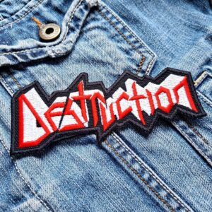Destruction | German Thrash Metal | Infernal Overkill | Sentence Of Death | Embroidered Patch Badge Applique Iron on | Trendy | DIY | Decorative | Collectible