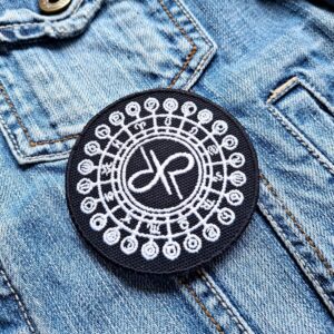 Devin Garrett Townsend Circular | Musician | Metal | Rock And Roll | Embroidered Patch Badge Applique Iron on | Trendy | DIY | Decorative | Collectible
