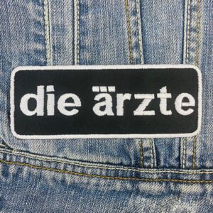 Die Ärzte Band Logo Patch Iron-On