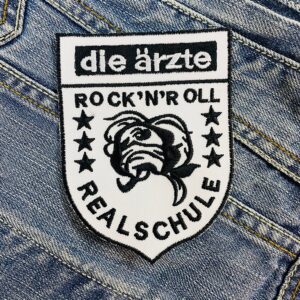 Die Ärzte Rock’n’Roll Realschule Crest Patch Iron-On