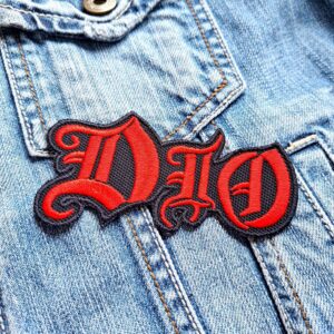 Dio | American Heavy Metal | Ronnie James Dio | Holy Diver | Heaven And Hell | Embroidered Patch Badge Applique Iron on | Trendy | DIY | Decorative | Collectible