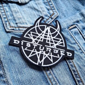 Disturbed | American Rock | David Draiman | The Sickness | Hard Rock | Embroidered Patch Badge Applique Iron on | Trendy | DIY | Decorative | Collectible