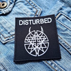 Disturbed | American Rock | David Draiman | The Sickness | Hard Rock | Embroidered Patch Badge Applique Iron on | Trendy | DIY | Decorative | Collectible