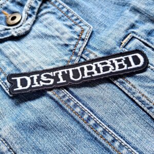 Disturbed | American Rock | David Draiman | The Sickness | Hard Rock | Embroidered Patch Badge Applique Iron on | Trendy | DIY | Decorative | Collectible