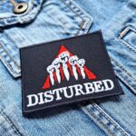 Disturbed | American Rock | David Draiman | The Sickness | Hard Rock | Embroidered Patch Badge Applique Iron on | Trendy | DIY | Decorative | Collectible