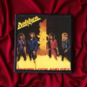 Dokken Under Lock and Key Patch | 4"x4" Sublimated Hard Rock Patch