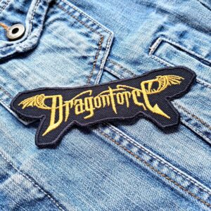 Dragonforce | Dragon Force | British Power Metal | Herman Li | Guitar Heroics | Embroidered Patch Badge Applique Iron on | Trendy | DIY | Decorative | Collectible
