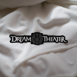 Dream Theater Bar Logo Patch with Grey Emblem – Iron-On