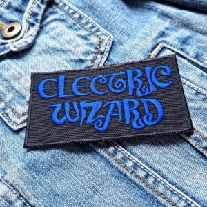Electric Wizard | English Doom Metal Band | Dopethrone | Stoner Metal | Embroidered Patch Badge Applique Iron on | Trendy | DIY | Decorative | Collectible