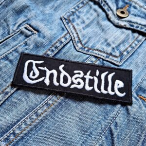 Endstille | German Black Metal Band | Kapitulation 2013 | Extreme Metal | Embroidered Patch Badge Applique Iron on | Trendy | DIY | Decorative | Collectible