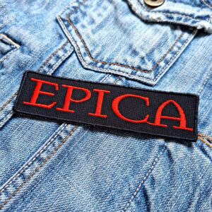 Epica | Dutch Symphonic Metal Band | Simone Simons | Embroidered Patch Badge Applique Iron on | Trendy | DIY | Decorative | Collectible
