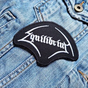 Equilibrium | German Folk Metal Band | Sagas | Rekreatur | Viking | Embroidered Patch Badge Applique Iron on | Trendy | DIY | Decorative | Collectible