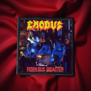 Exodus Fabulous Disaster Patch | 4"x4" Sublimated Thrash Metal Patch