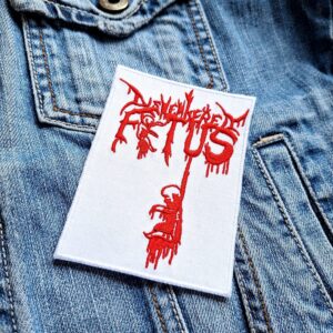Dying Fetus | Death Metal Band | Destroy The Opposition | Embroidered Patch Badge Applique Iron on | Trendy | DIY | Decorative | Collectible