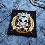 Five Finger Death Punch Skull Crest Patch Iron-On
