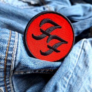 Foo Fighters Red Circle “FF” Logo Patch – Iron-On