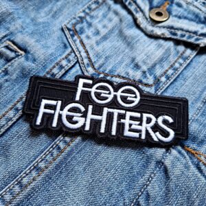 Foo Fighters Bold Retro Logo Patch – Iron-On