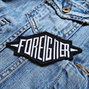 Foreigner | British-American Rock Band | Lou Gramm | Classic Rock | Embroidered Patch Badge Applique Iron on | Trendy | DIY | Decorative | Collectible