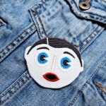Frank Sidebottom | English Comedian And Musician | Chris Sievey | Embroidered Patch Badge Applique Iron on | Trendy | DIY | Decorative | Collectible