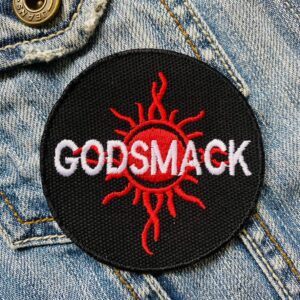 Godmsack | American Rock Band | Sully Erna | Post-grunge | Embroidered Patch Badge Applique Iron on | Trendy | DIY | Decorative | Collectible