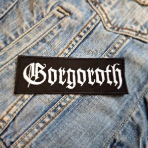 Gorgoroth | Norwegian Black Metal | Pentagram | Gaahl | Embroidered Patch Badge Applique Iron on | Trendy | DIY | Decorative | Collectible