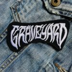 Graveyard | Swedish Rock Band | Hard Rock | Peace | Ghost | Embroidered Patch Badge Applique Iron on | Trendy | DIY | Decorative | Collectible