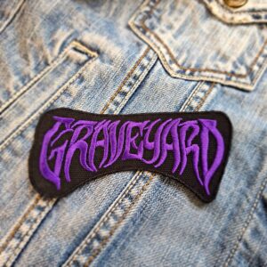 Graveyard | Swedish Rock Band | Hard Rock | Peace | Ghost | Embroidered Patch Badge Applique Iron on | Trendy | DIY | Decorative | Collectible