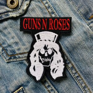 Guns N' Roses Skull Logo Embroidered Patch – Iron-On