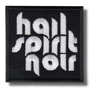 Hail spirit noir | Embroidered Patch Badge Applique Iron on | Trendy | DIY | Decorative | Collectible