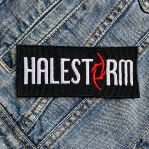 Halestorm | American Rock Band | Lzzy Hale | Hard Rock | Embroidered Patch Badge Applique Iron on | Trendy | DIY | Decorative | Collectible