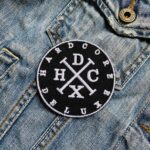 Hardcore | Aggressive | Intense | Minor Threat | Bad Brains | Embroidered Patch Badge Applique Iron on | Trendy | DIY | Decorative | Collectible
