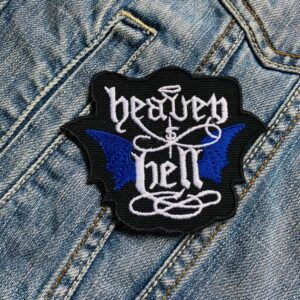 Heaven And Hell | British-American Heavy Metal Band | Black Sabbath | Embroidered Patch Badge Applique Iron on | Trendy | DIY | Decorative | Collectible