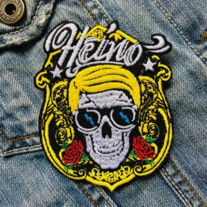 Heino | German Singer | Heinz Georg Kramm | Embroidered Patch Badge Applique Iron on | Trendy | DIY | Decorative | Collectible