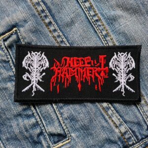 Hellhammer | Swiss Extreme Metal Band | Triumph Of Death | Celtic Frost | Embroidered Patch Badge Applique Iron on | Trendy | DIY | Decorative | Collectible