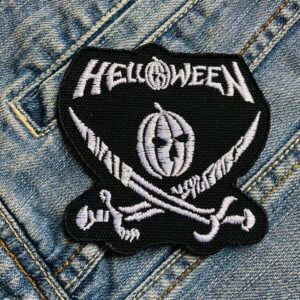 Helloween | German Power Metal Band | Iron Fist | Gentry | Embroidered Patch Badge Applique Iron on | Trendy | DIY | Decorative | Collectible
