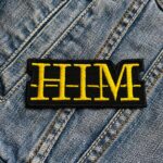 HIM | Finnish Gothic Metal Band | Mige | Linde | Embroidered Patch Badge Applique Iron on | Trendy | DIY | Decorative | Collectible