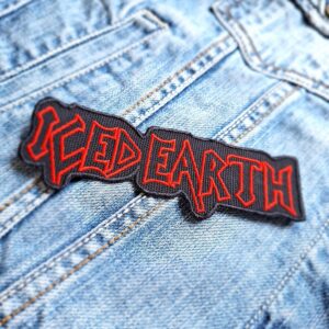Iced Earth | American Heavy Metal Band | Power Metal | Thrash Metal | Embroidered Patch Badge Applique Iron on | Trendy | DIY | Decorative | Collectible