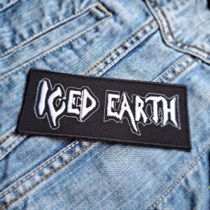 Iced Earth | American Heavy Metal Band | Power Metal | Thrash Metal | Embroidered Patch Badge Applique Iron on | Trendy | DIY | Decorative | Collectible