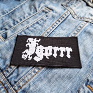 Igorrr | Breakcore | Black Metal | Embroidered Patch Badge Applique Iron on | Trendy | DIY | Decorative | Collectible