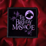 The Birthday Massacre Logo Patch | 4"x4" Sublimated Gothic Rock Patch