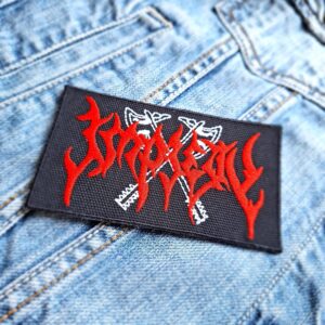 Impiety | Singaporean Blackened Death Metal Band | Wrath Of The Apocalypse | Embroidered Patch Badge Applique Iron on | Trendy | DIY | Decorative | Collectible