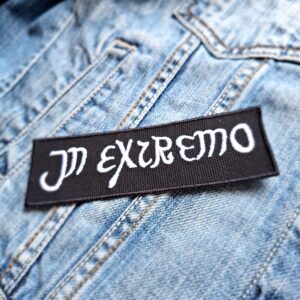 In Extremo | German Medieval Metal Band | Pagan Folk | Embroidered Patch Badge Applique Iron on | Trendy | DIY | Decorative | Collectible