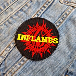 In Flames | Swedish Melodic Death Metal Band | The Jester Race | Embroidered Patch Badge Applique Iron on | Trendy | DIY | Decorative | Collectible