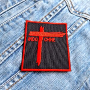 Indochine | French Rock | New Wave | Alternative Rock | Nicola Sirkis | Embroidered Patch Badge Applique Iron on | Trendy | DIY | Decorative | Collectible