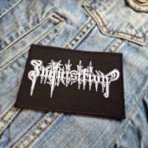 Inquisition White Logo Patch – Iron-On