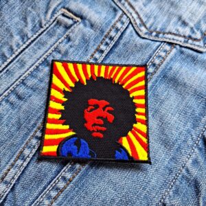 Jimi Hendrix Psychedelic Portrait Patch – Iron-On