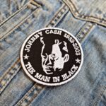 Johnny Cash | American Singer | Songwriter | Country Music Legend | Outlaw Country | The man In Black | Embroidered Patch Badge Applique Iron on | Trendy | DIY | Decorative | Collectible