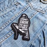 Johnny Cash | American Singer | Songwriter | Country Music Legend | Outlaw Country | The man In Black | Embroidered Patch Badge Applique Iron on | Trendy | DIY | Decorative | Collectible