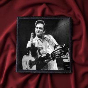 Johnny Cash Patch | 4"x4" Sublimated Rock & Country Music Patch